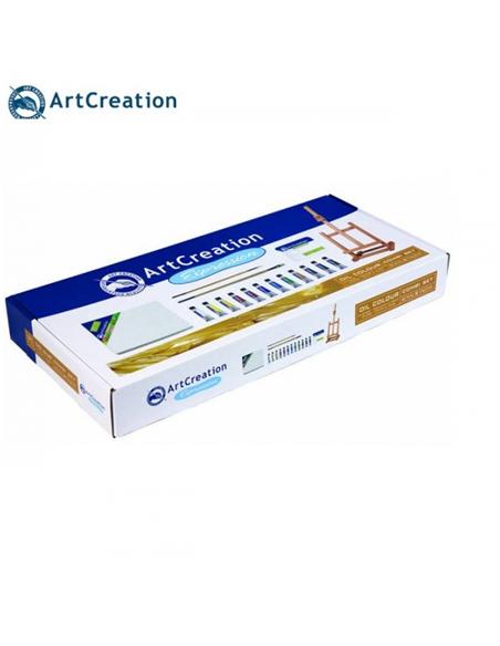SET PINTURA ARTCREATION OLEO COMBI 12 + ACCESORIOS