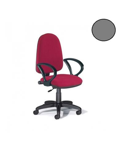 SILLA OFICINA ROCADA RD-930/1 GRIS + APOYABRAZOS