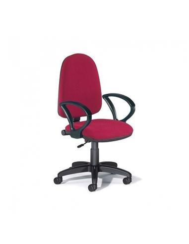 SILLA OFICINA ROCADA RD-930/2 ROJA + APOYABRAZOS