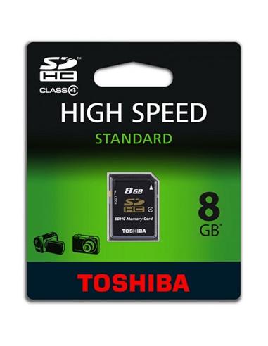 TARJETA DE MEMORIA TOSHIBA SD HC 8 GB CLASS4