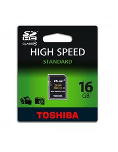 TARJETA DE MEMORIA TOSHIBA SD HC 16 GB CLASS4