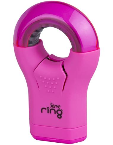 AFILADOR + GOMA SERVE RING FUCSIA