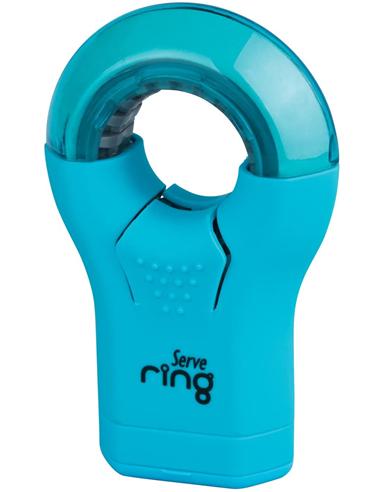 AFILADOR + GOMA SERVE RING AZUL