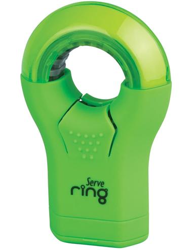 AFILADOR + GOMA SERVE RING VERDE