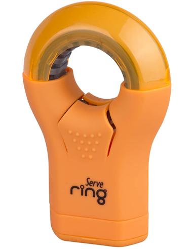 AFILADOR + GOMA SERVE RING NARANJA