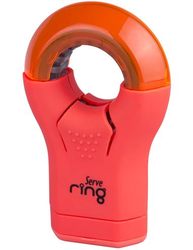 AFILADOR + GOMA SERVE RING ROJO
