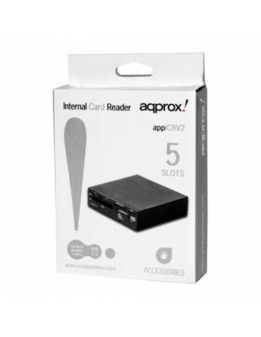 LECTOR TARJETAS AQPROX INTERNO 6 RANURAS 1 USB 2.0