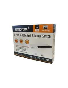 SWITCH AQPROX 16 PUERTOS 10/100 MBPS