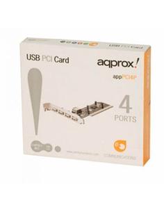 TARJETA AQPROX PCI PARA 4 PUERTOS USB 2.0