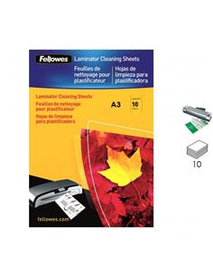 HOJA LIMPIEZA FELLOWES A3 PLASTIFICADORA 10uds