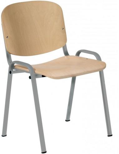 SILLA CONFIDENTE ROCADA RD-974S MADERA ALUM / GRIS