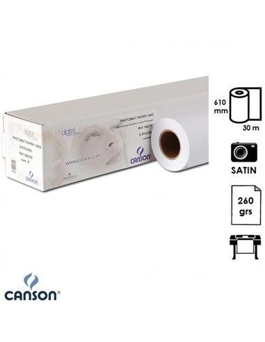 ROLLO PLOTTER PHOTO SATIN A1 610mmX30m 260GR