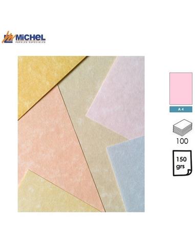 PAPEL MICHEL PARCHMENT A4 150GR 100H ROSA