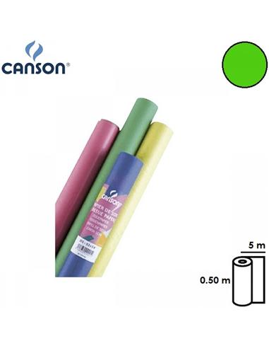 PAPEL SEDA CANSON 0.5x5m VERDE BILLAR
