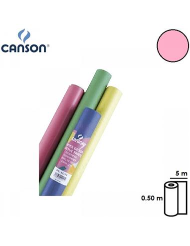 PAPEL SEDA CANSON 0.5x5m ROSA