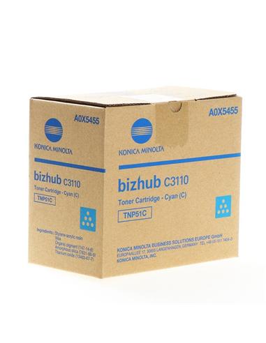 TONER KONICA MINOLTA TNP51C C3110 CYAN 5.000cp