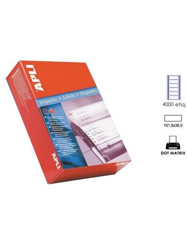ETIQUETA CONTINUO APLI 101,6x36 mm S-1 4.000U