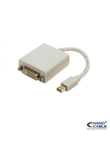 ADAPTADOR NANO CABLE MINI DP/M A DVI/H BLANCO