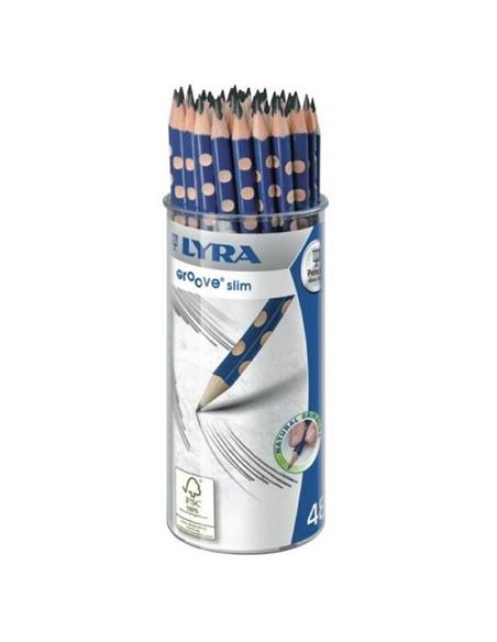 LAPIZ LYRA GRAFITO HB GROOVE SLIM TRIANGULAR NEGRO