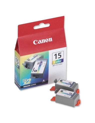 CARTUCHO CANON BCI-15 COLOR i 70/i 80 PACK x2