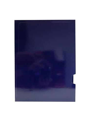 SUBCARPETA GIO TF DOS SOLAPAS PLASTIFICADA AZUL