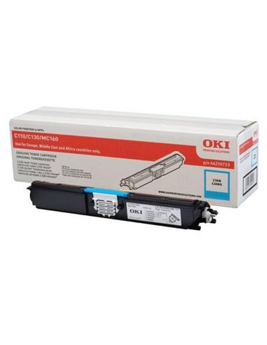 TONER OKIDATA C110/C130 MC160 CYAN 2500pg