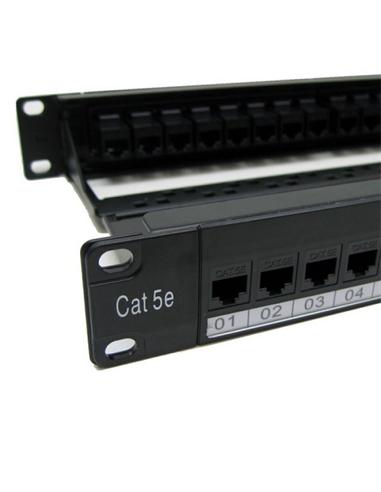 PANEL PARCHEO NANO CABLE 24 P RJ45 CAT.5E UTP 19"