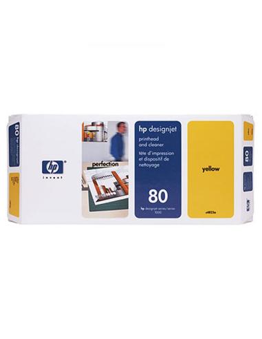CABEZAL HP-Nº80 LIMPIEZA 1050C YELLOW