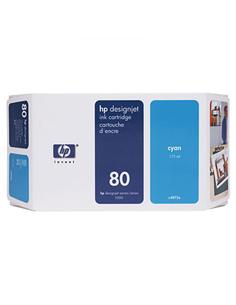 CARTUCHO HP-Nº80 C4872A CYAN 1050C/1055CM 175ml