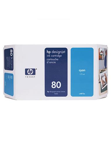 CARTUCHO HP-Nº80 C4872A CYAN 1050C/1055CM 175ml