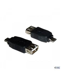 ADAPTADOR NANO CABLE USB/H A MICRO USB/M NEGRO