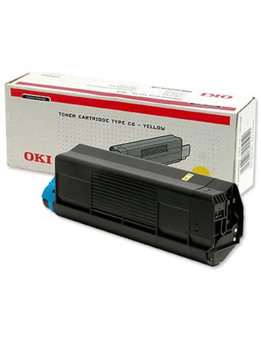 TONER OKI C5100/C5200/C5300/C5400 TYPE C-6 YELLOW