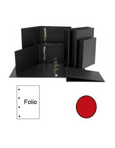 CARPETA PVC 4 ANILLAS GAMMA TF 40MM GRANATE