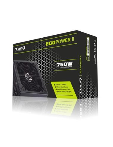 FUENTE ALIMENTACION TOOQ ATX SILEN. 750W ECO POWER