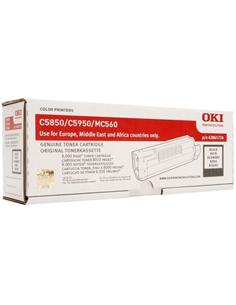 TONER OKI C5850/5950/MC560 NEGRO 8000pg