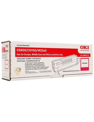 TONER OKI C5850/5950/MC560 MAGENTA 6000pg 43865722