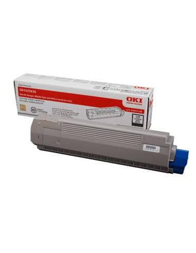 TONER OKI C810/830 NEGRO 8.000cp 44059108