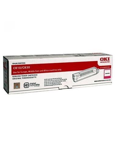 TONER OKI C810/830 MAGENTA 8.000cp 44059106