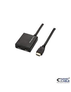 ADAPTADOR NANO CABLE HDMI/M A 2X HDMI/H 50 CM