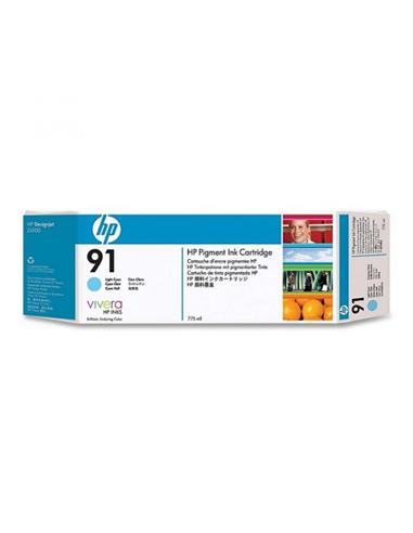 CARTUCHO HP-Nº91 DESIGNJET Z-6100 CYAN CLARO