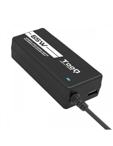CARGADOR UNIVERSAL PORTATIL TOOQ 65W AC/USB 5V