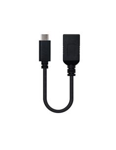 ADAPTADOR NANO CABLE OTG USB-C/M A USB-A/H 15 CM