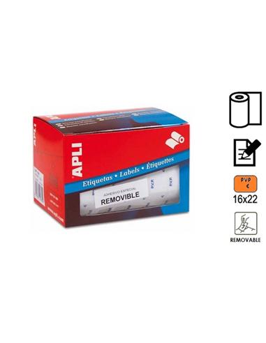 ETIQUETA APLI ADHESIVA MANUAL 16x22mm 5520U NARANJ