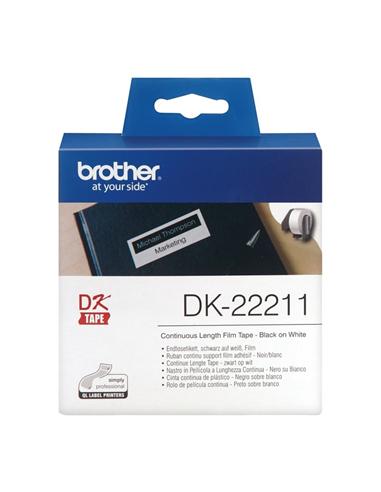 ROLLO ETIQUETA TERMICA BROTHER CONTINUO 29x15,24m