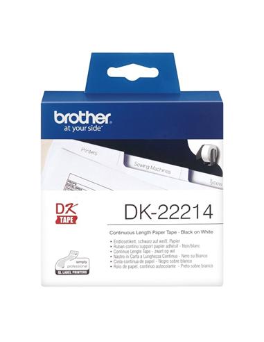 ROLLO ETIQUETA TERMICA BROTHER CONTINUO 12x30,48m