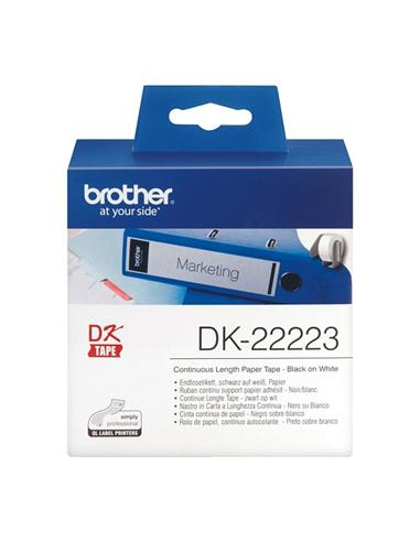 ROLLO ETIQUETA TERMICA BROTHER CONTINUO 50x30,48m