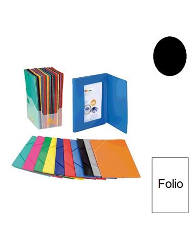 CARPETA PLASTICO GOMILLAS CARCHIVO 2033K TF NEGRO