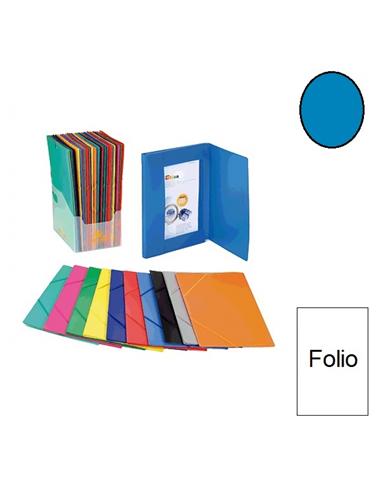 CARPETA PLASTICO GOMILLAS CARCHIVO 2033K TF AZUL