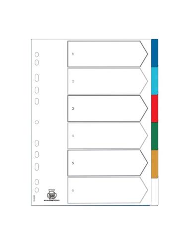 SEPARADOR ELBA TF PP 10 COLORES 120mcs