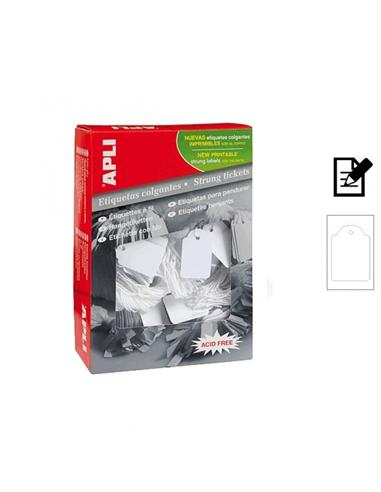 ETIQUETA APLI COLGANTE MANUAL 45x65mm 400U BLANCA